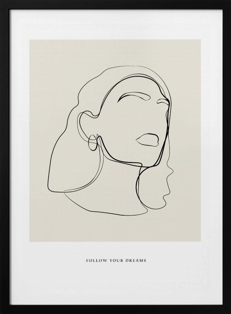 Minimalistische lijnkunst | Poster