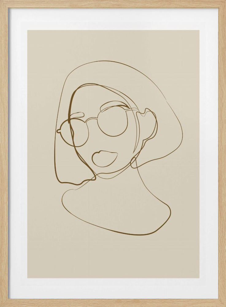 Vrouwelijk portret | Poster