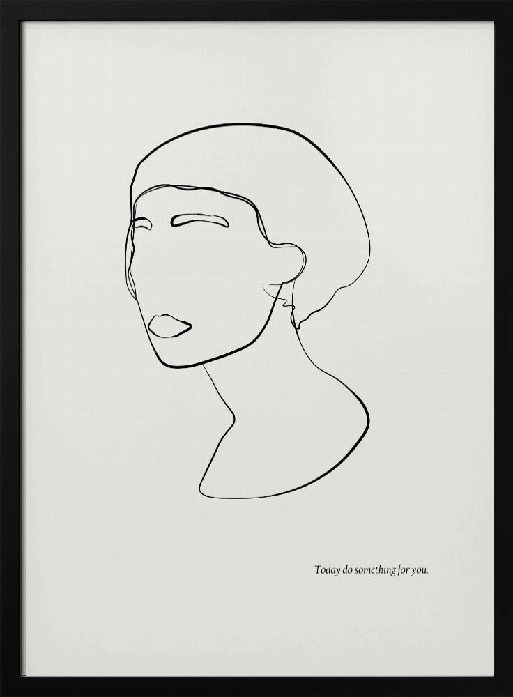 Abstract female portrait | Poster