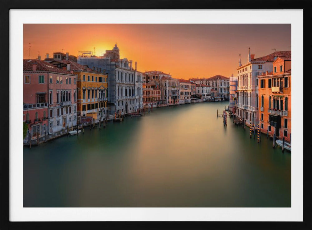 Zonsondergang in Venetië | Poster