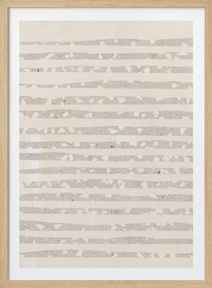 Gefragmenteerde strepen | Poster