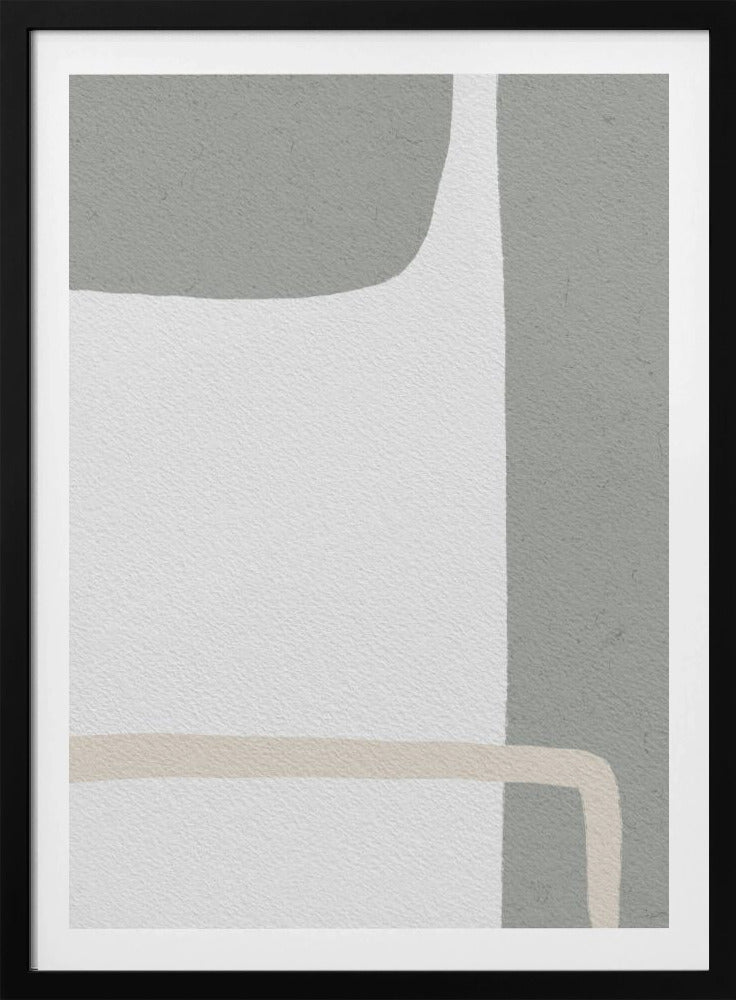 Abstract ontwerp met gedempte tinten | Poster