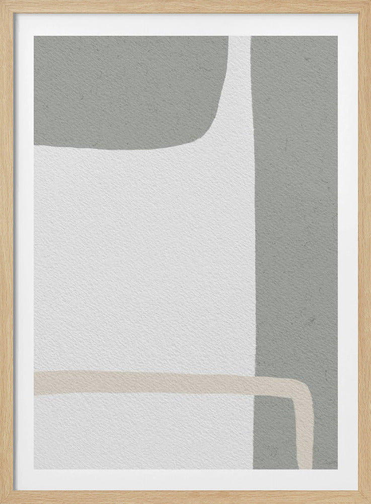 Abstract ontwerp met gedempte tinten | Poster