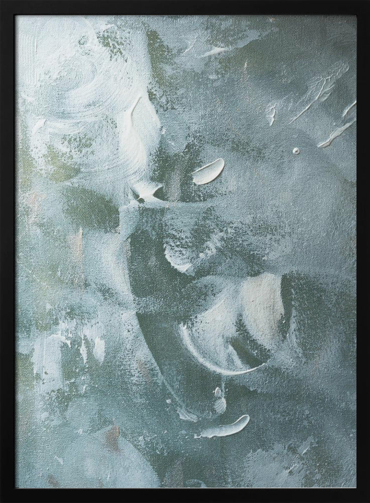 Green and White Acrylic | Poster
