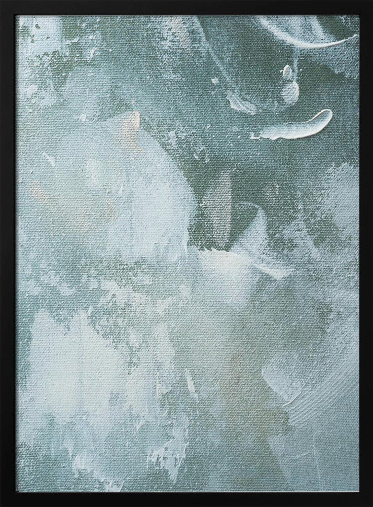 Green and White Acrylic | Poster