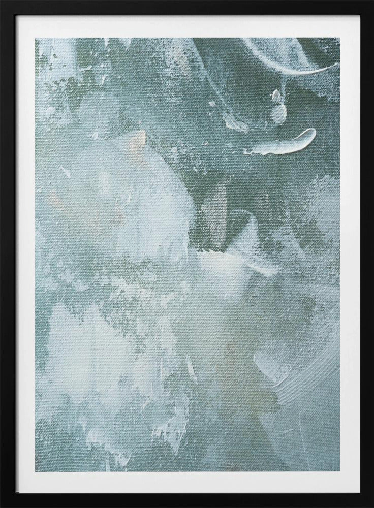 Green and White Acrylic | Poster