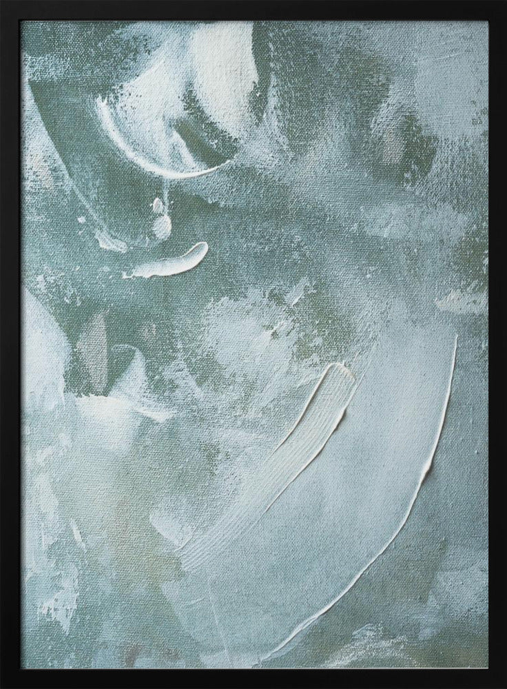 Green and White Acrylic | Poster
