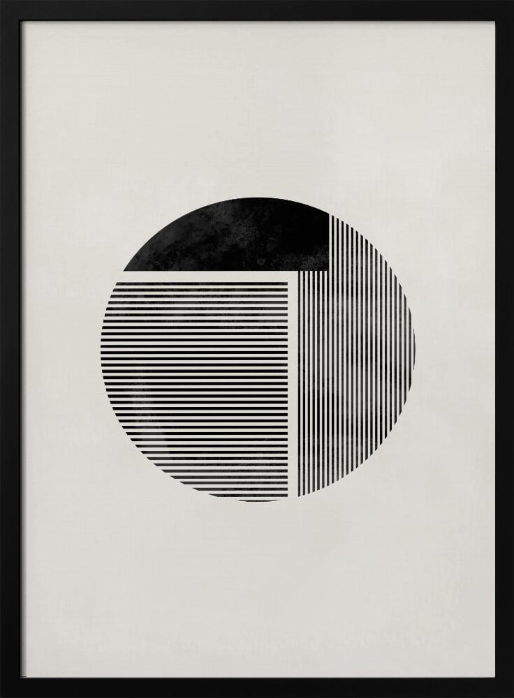 Minimalistische ronde | Poster