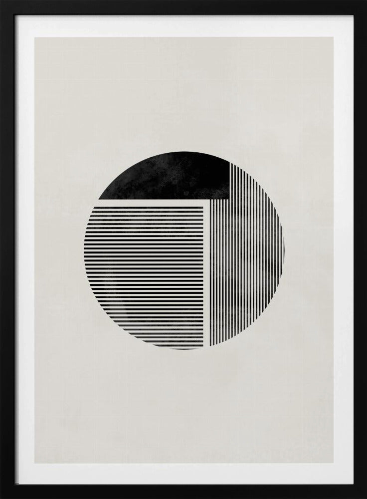 Minimalistische ronde | Poster