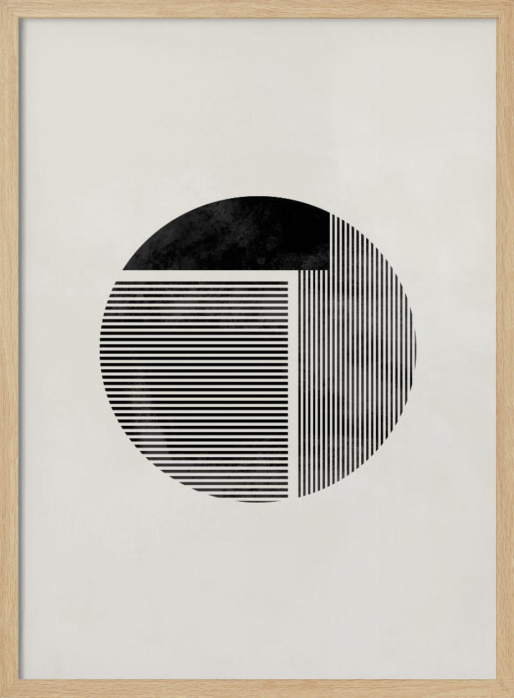 Minimalistische ronde | Poster
