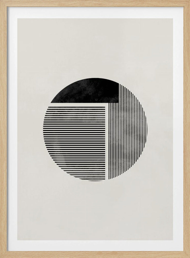Minimalistische ronde | Poster