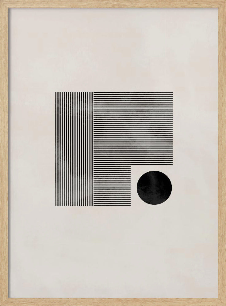 Minimalistisch vierkant | Poster