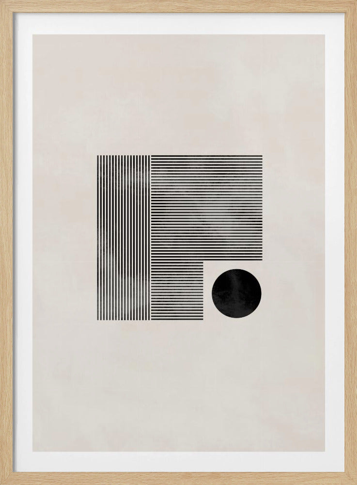 Minimalistisch vierkant | Poster