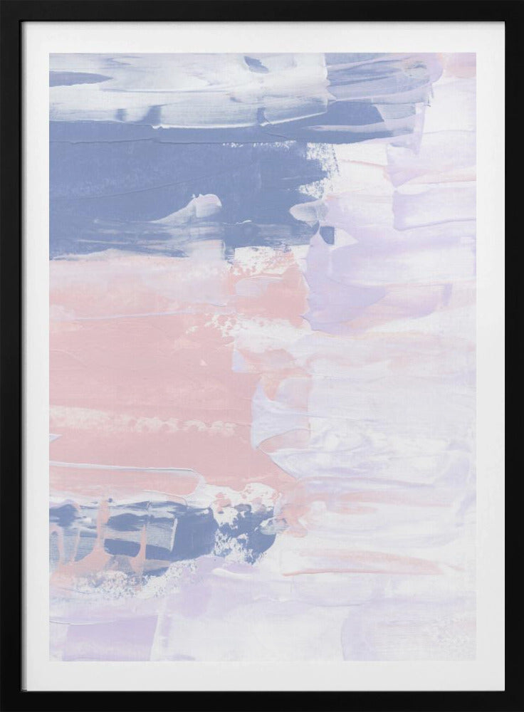 Pastelpenseelstreken | Poster