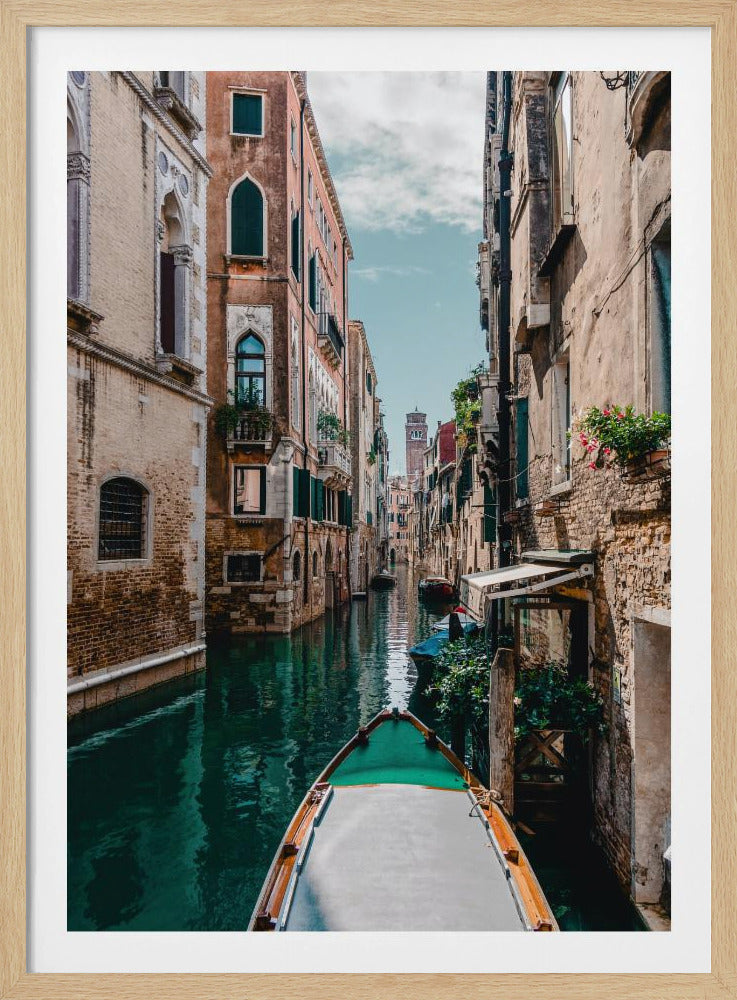 Boat on the river | Poster