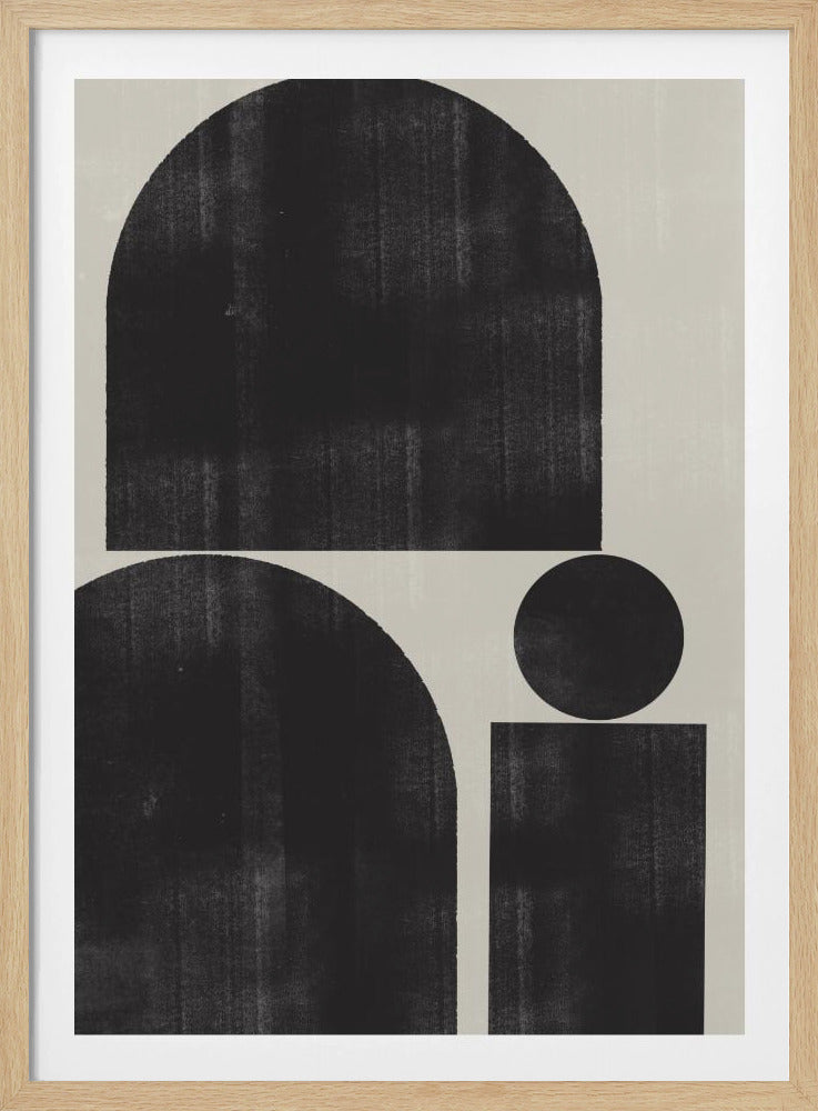 Geometrische stilte | Poster
