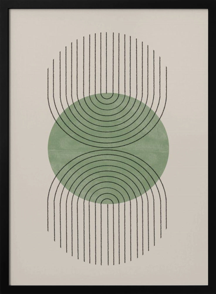 Symmetrische golven | Poster