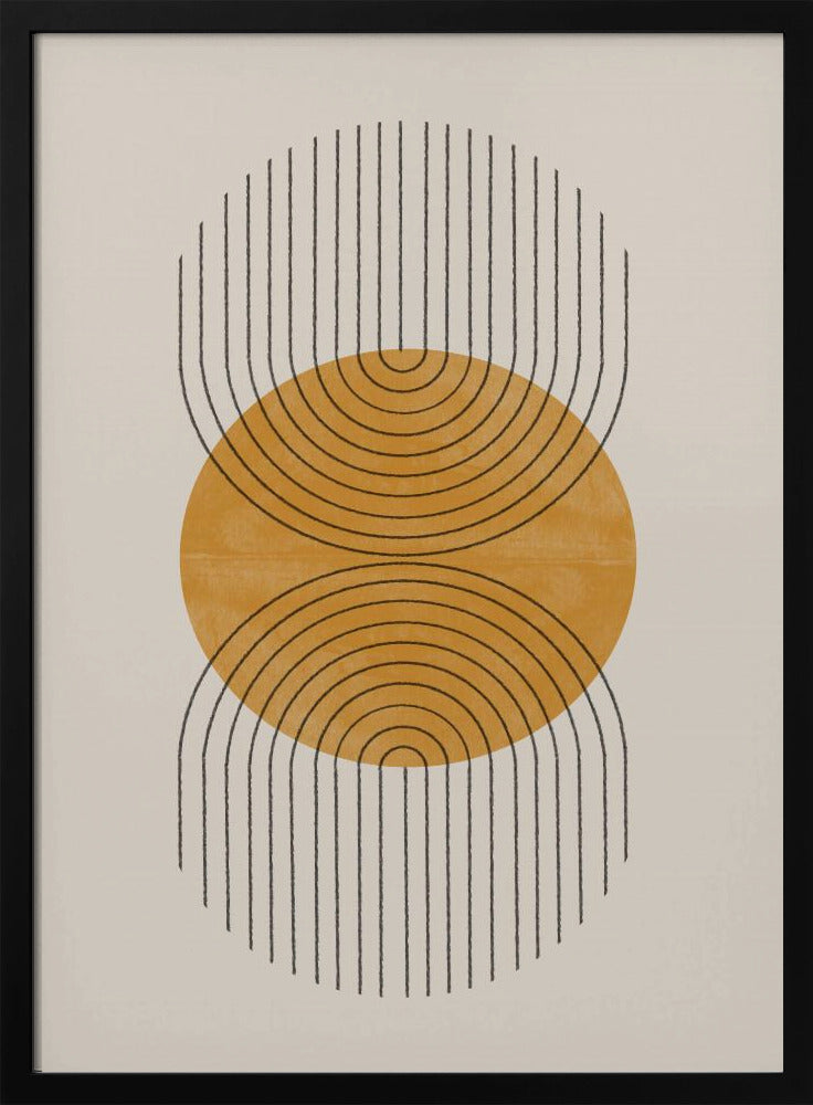 Symmetrische golven | Poster