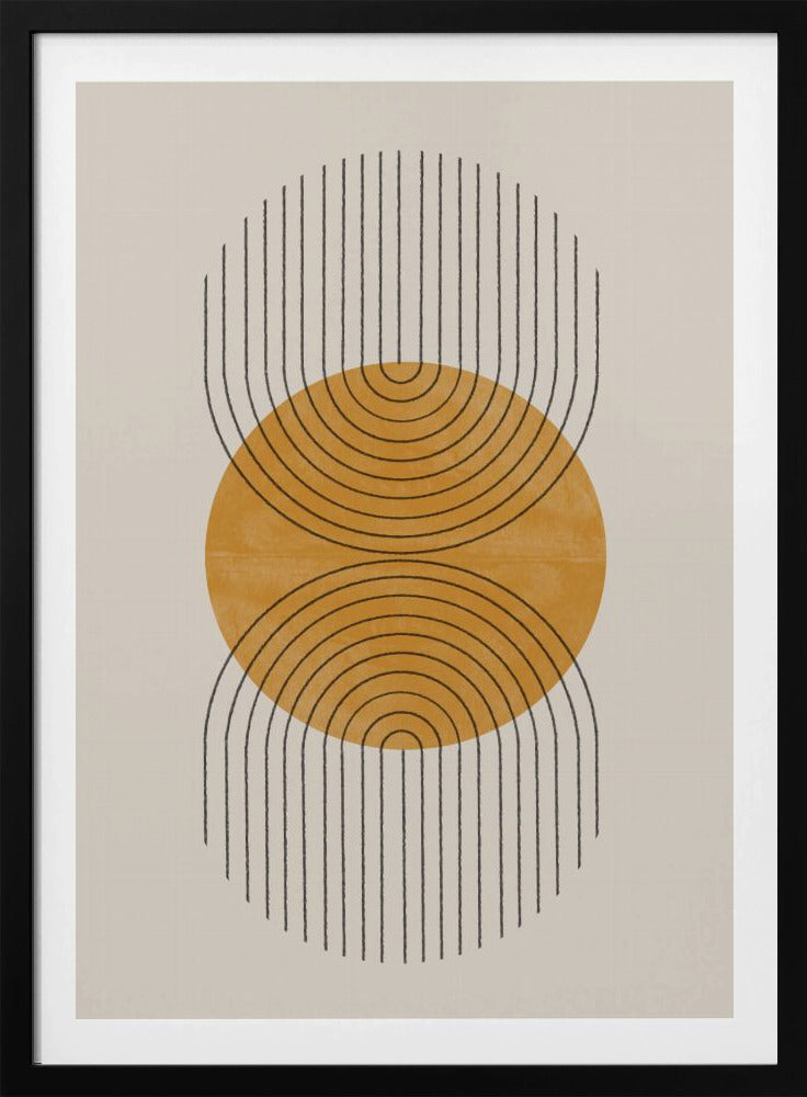 Symmetrische golven | Poster