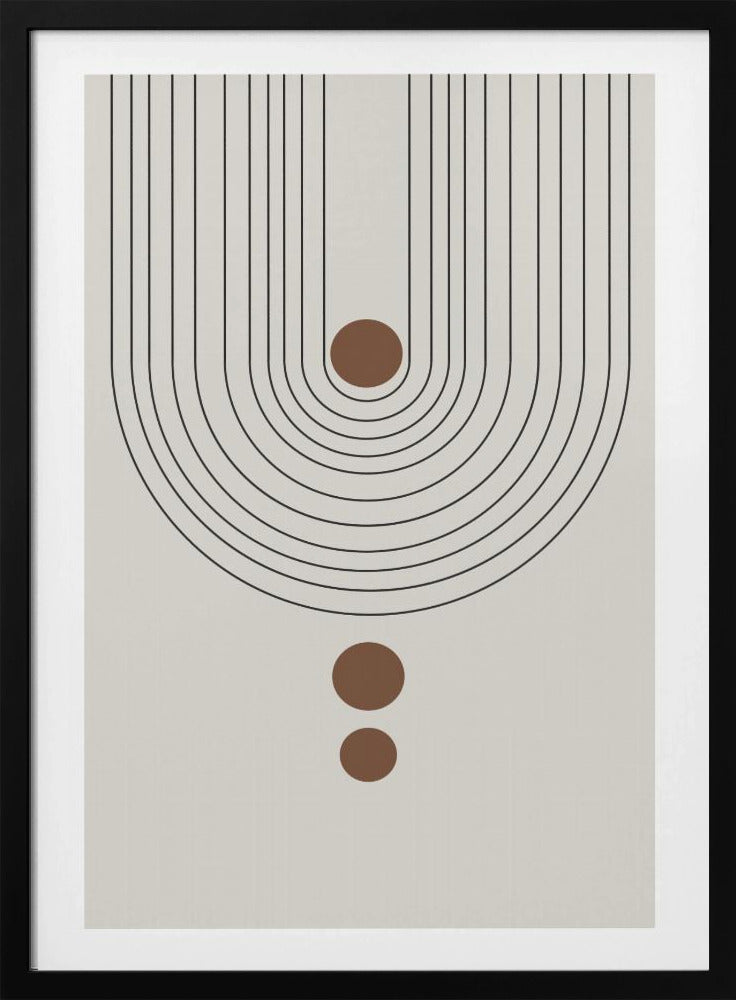 Gebogen symmetrie-elementen | Poster