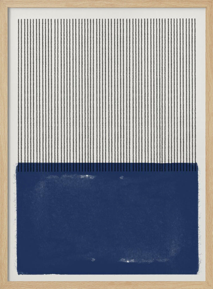Blauwe Lijn Harmonie | Poster