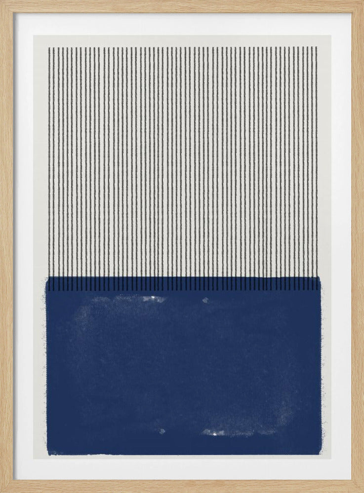 Blauwe Lijn Harmonie | Poster