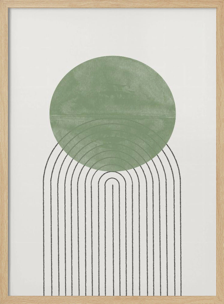 Groene baan echo's | Poster
