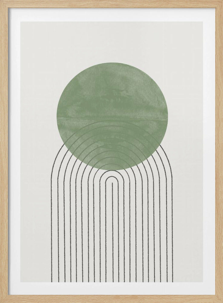 Groene baan echo's | Poster