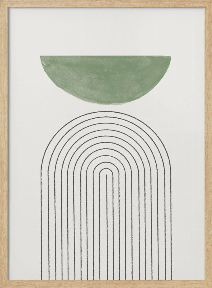 Gebogen Harmonie | Poster