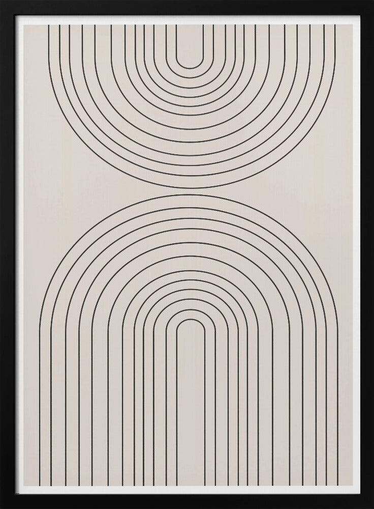 Gebogen symmetrie | Poster