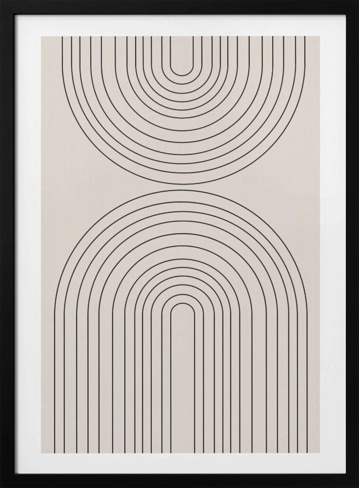 Gebogen symmetrie | Poster