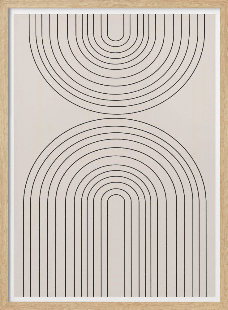 Gebogen symmetrie | Poster