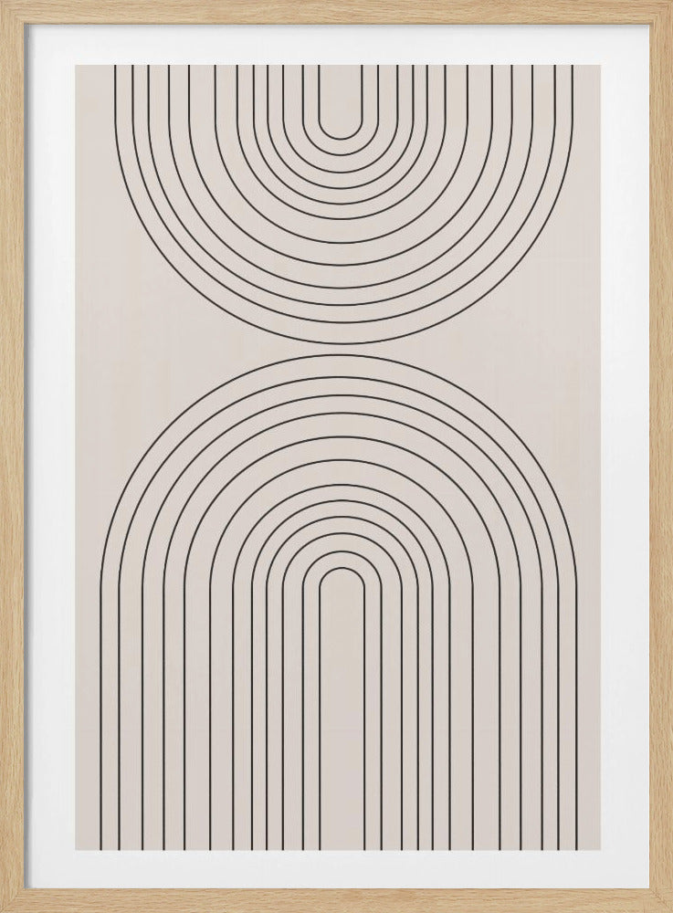 Gebogen symmetrie | Poster