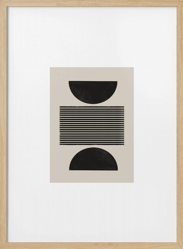 Monochroom evenwicht | Poster