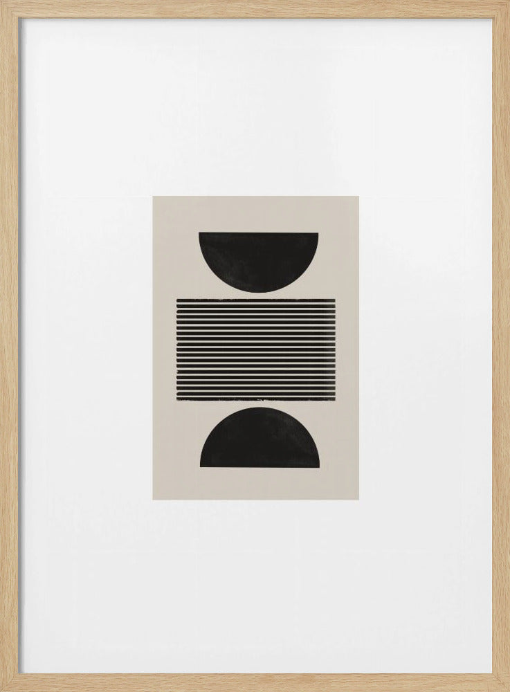 Monochroom evenwicht | Poster