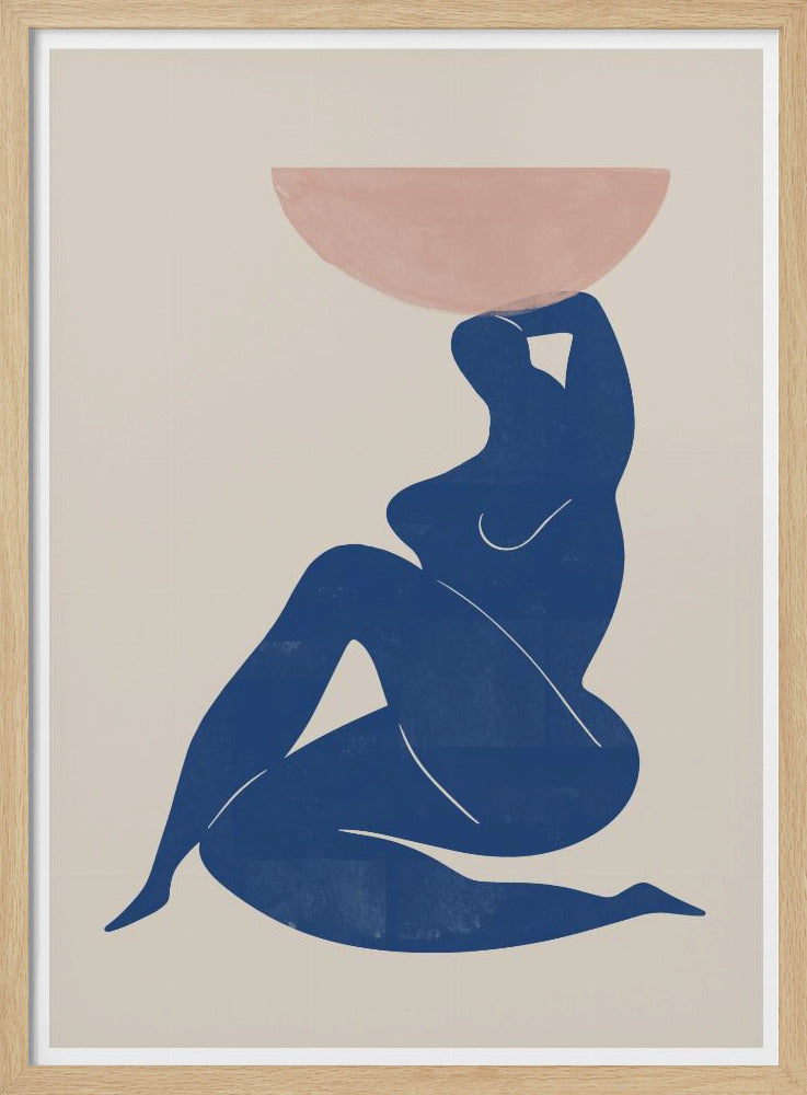Harmonie in Blauw | Poster