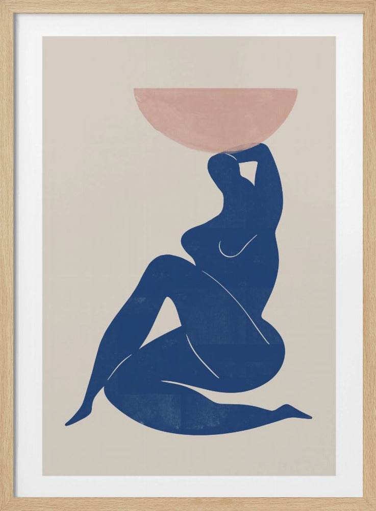 Harmonie in Blauw | Poster