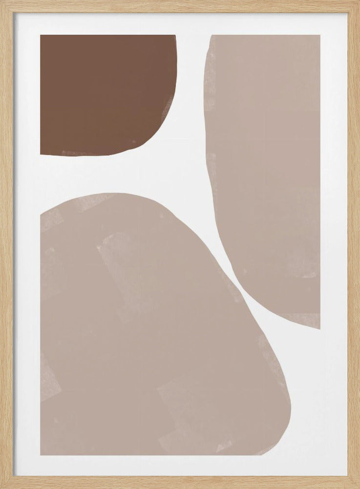 Zachte compositie nr. 4. | Poster