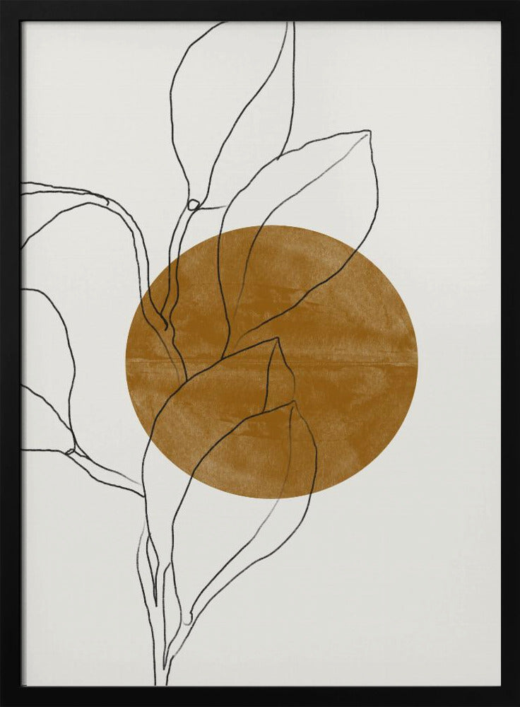 Line Leaf Harmony | Poster