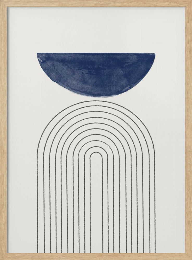 Gebogen sereniteit | Poster