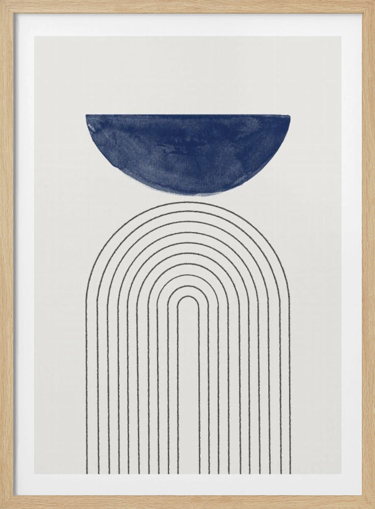 Gebogen sereniteit | Poster