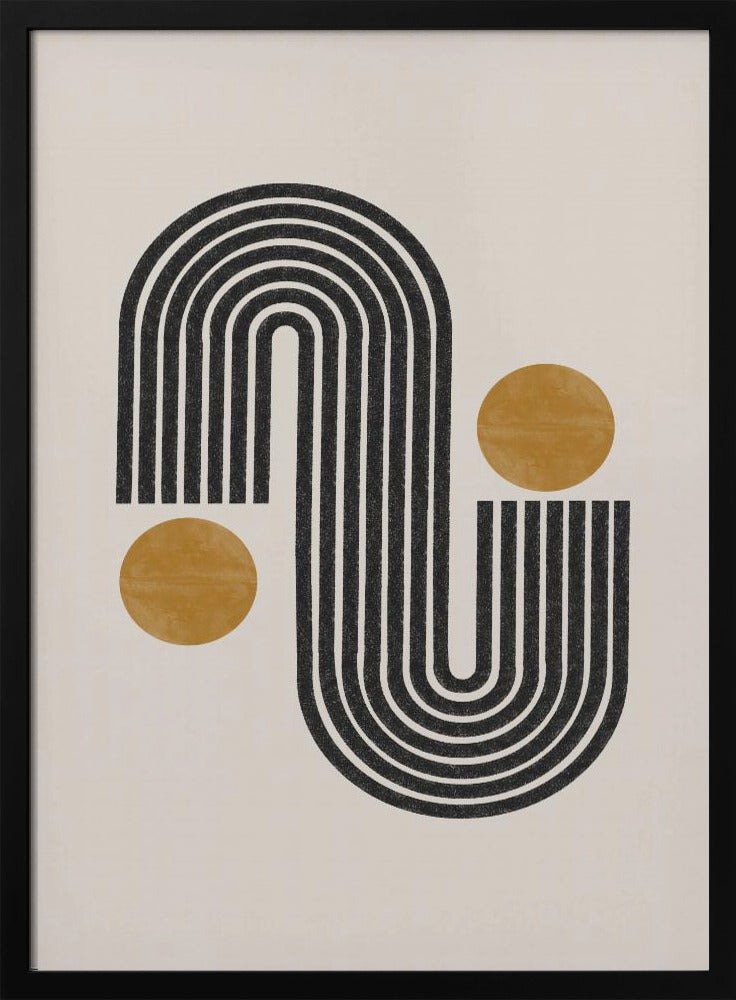 Gebogen Harmonie | Poster