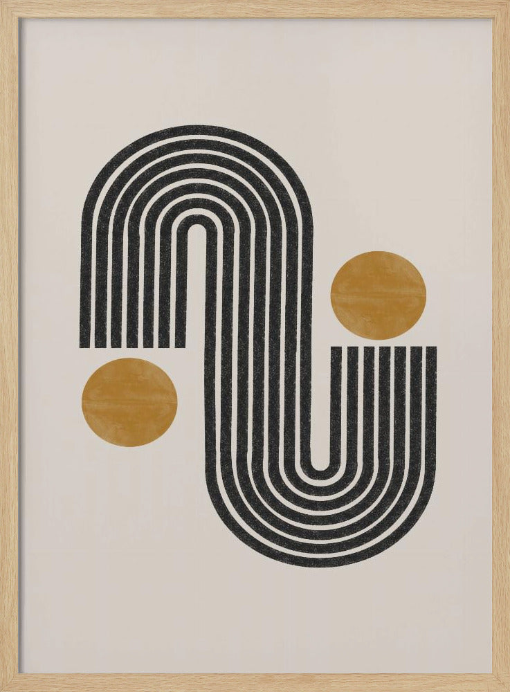 Gebogen Harmonie | Poster
