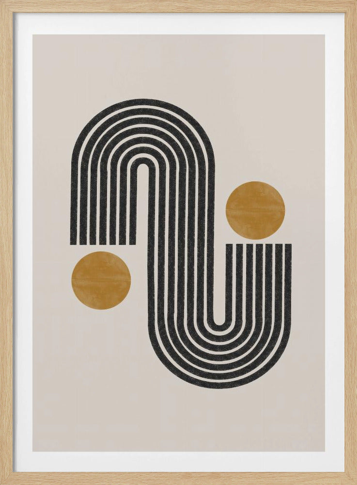 Gebogen Harmonie | Poster