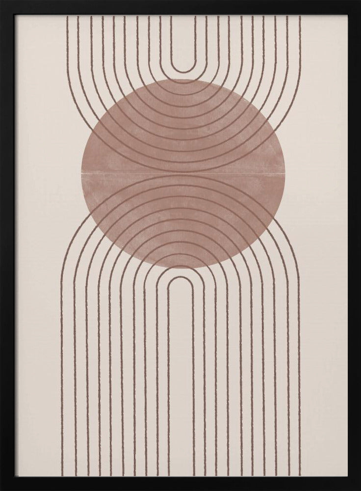 Gebogen paden | Poster