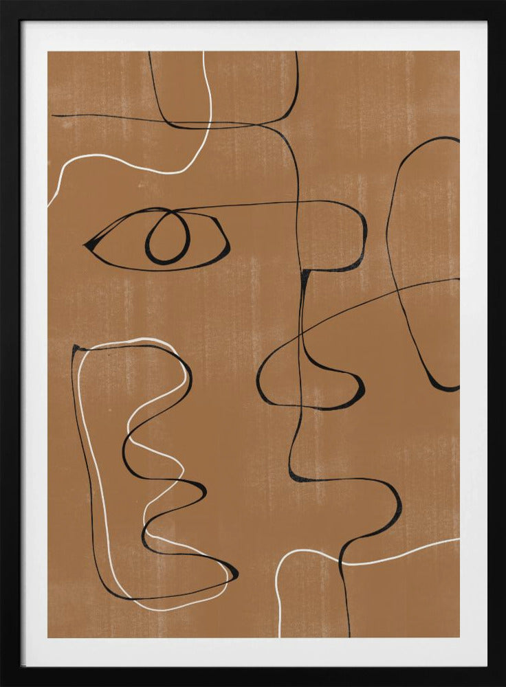 Grillige lijnen | Poster