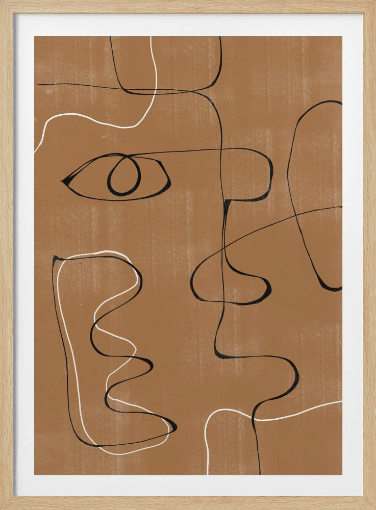 Grillige lijnen | Poster