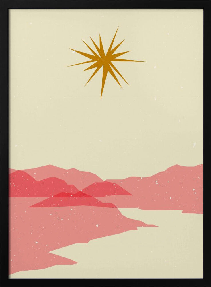 Zonnig landschap | Poster
