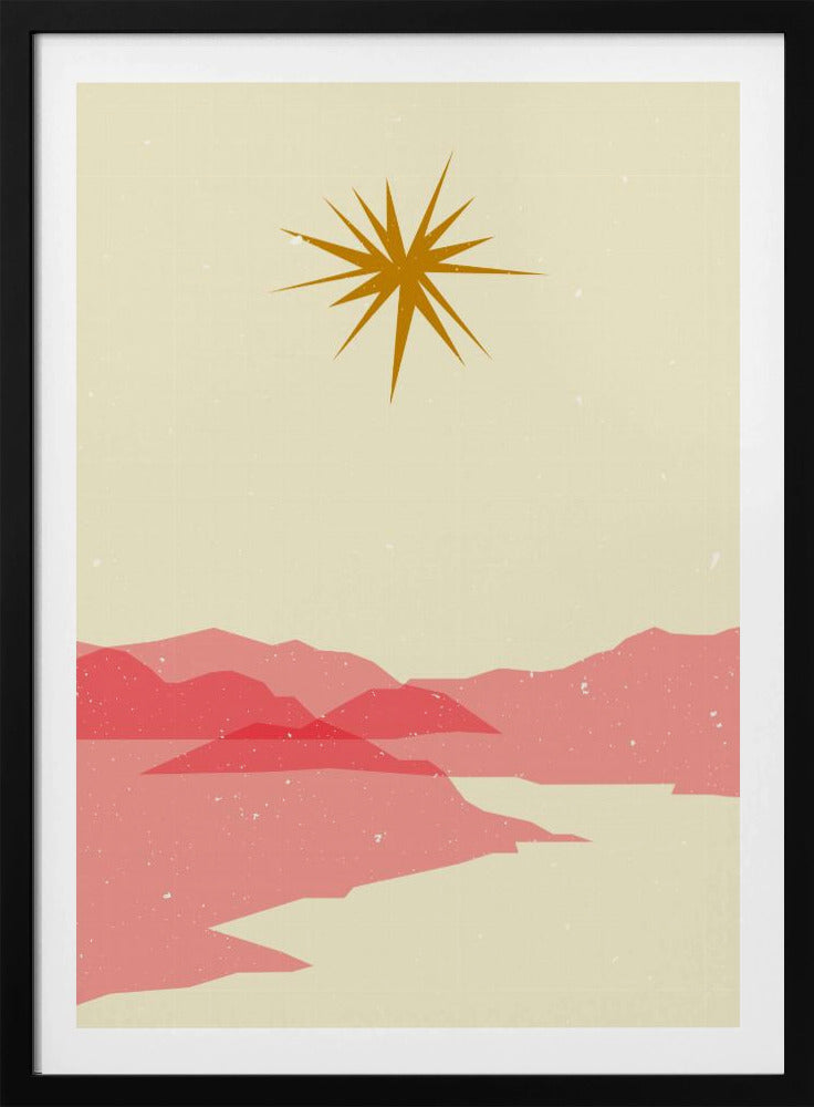 Zonnig landschap | Poster