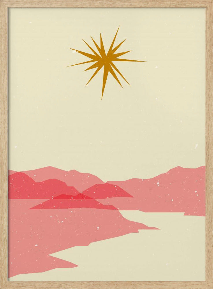 Zonnig landschap | Poster